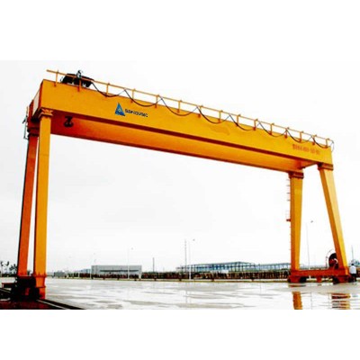 Double Beam Gantry Crane 20 Ton Capacity 1/3 Span Cantilever Option