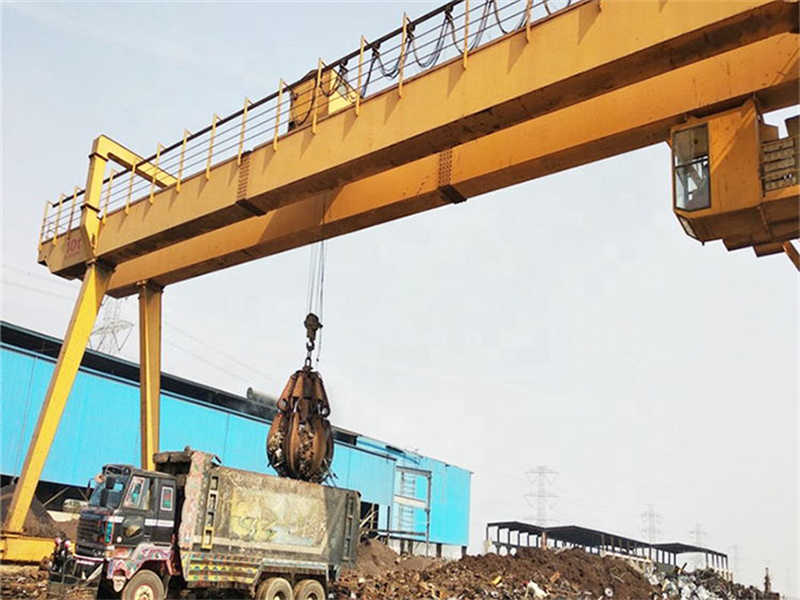 Double Beam Gantry Crane 20 Ton Capacity 1/3 Span Cantilever Option