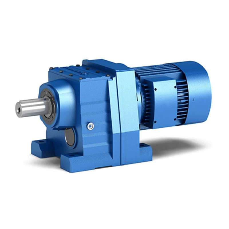 Foot Mounted Coaxial Gear Motor Reducer Three Phase Electric Motor