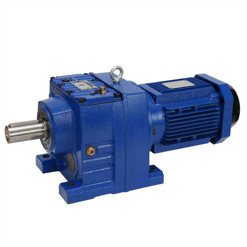 R Series Helical Bevel Gear Motor Gearbox R17-R157 Bevel Gear Reducer