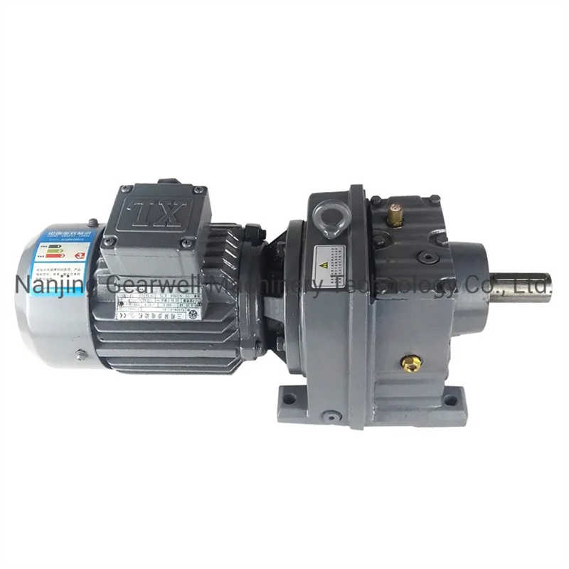 R / RF / Rx / Rxf Helical Shaft Mounted Gear Reducer Gearbox Gear Motor
