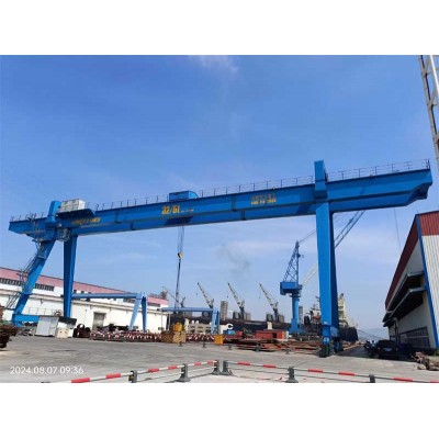 Rubber-Tired Single Girder Gantry Crane for Outdoor Yard Applications