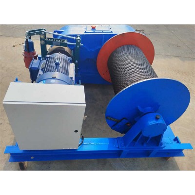 Heavy-Duty 30-Ton Electric Capstan Winch with Variable Speed Control