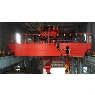 Robust Double Girder EOT Crane for Steel Mills & Foundries - 5T to 100T Lifting