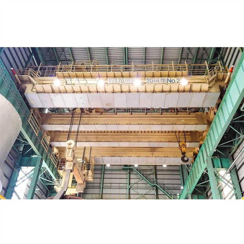 ISO9001 Certified 50 Ton Double Beam Bridge Crane for Heavy Industrial Lifting