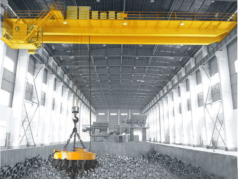 Heavy Duty 25 Ton Electromagnetic Bridge Crane for Steel Plate and Coil Handling