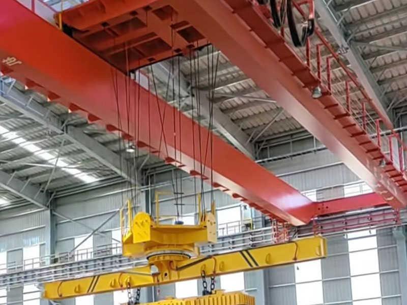 Scrap Yard Electromagnetic Gantry Crane | 30 Ton Capacity | Remote Control