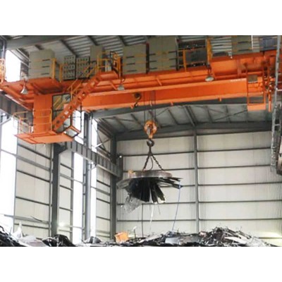 Electromagnetic Double Beam Overhead Crane | 50 Ton Heavy Lifting Solution