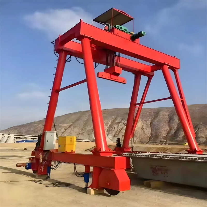 Rubber Wheel Gantry Crane with VFD Control PLC Control Reliable Supplier