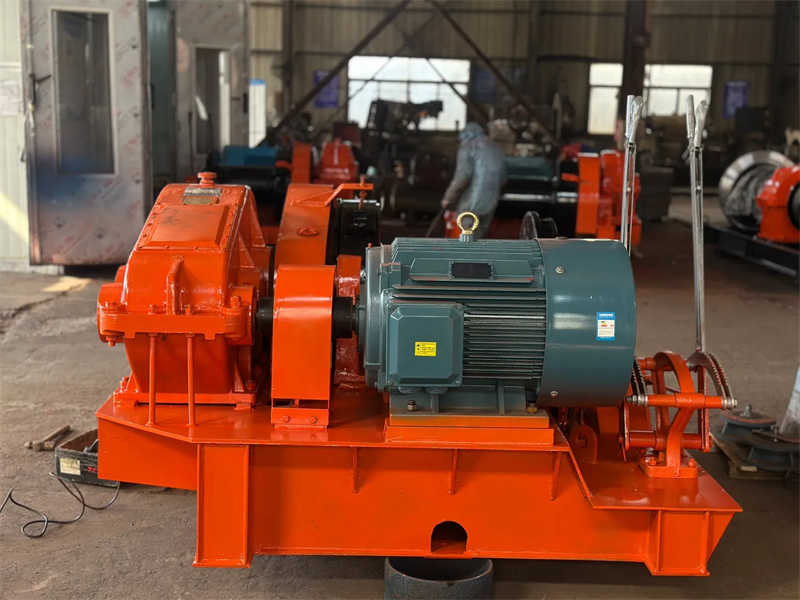Double Drum Electric Winch with Free Fall Function for Efficient Operations