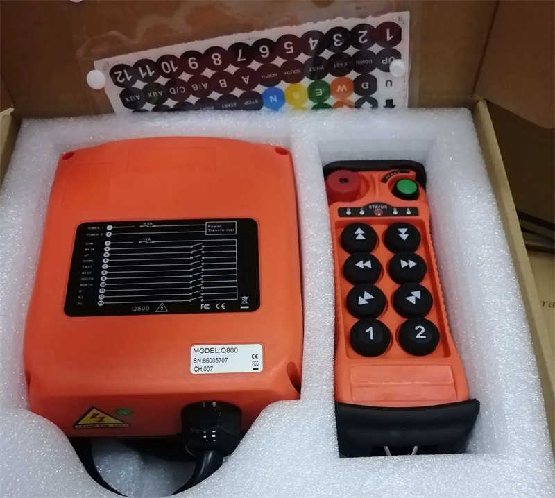 Industrial Wireless Remote Control for Cranes, Hoists, and Machinery