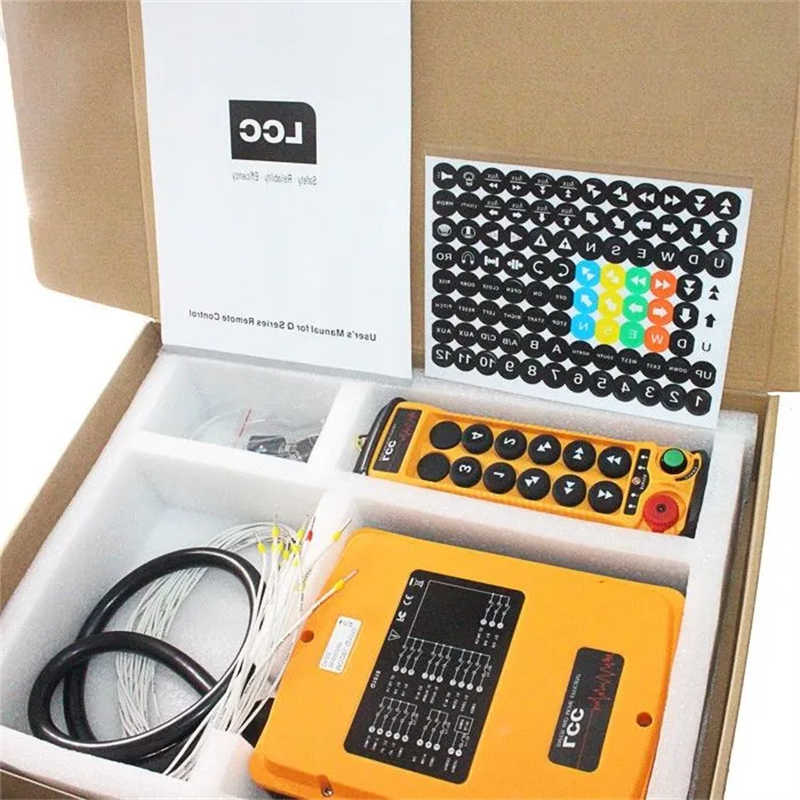 IP65 Waterproof Industrial Wireless Remote Control | 10-Button for Cranes