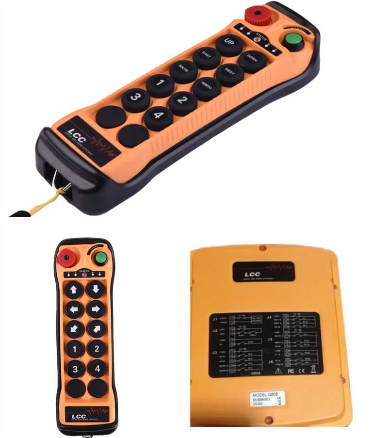 Rugged Q1000 Wireless Transmitter IP65, 10-Button for Harsh Environments