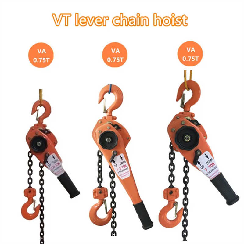 1.5 Ton Lever Hoist - Heavy Duty Ratchet Chain Block with Safety Hook