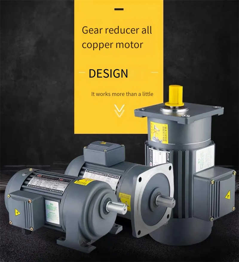 AC Gear Motor 40W 100W 3700W Three-Phase Reduce Speed Control Motor