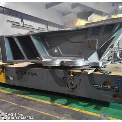 Factory Supply Customizable 35t Remote Control Trackless Transfer Cart