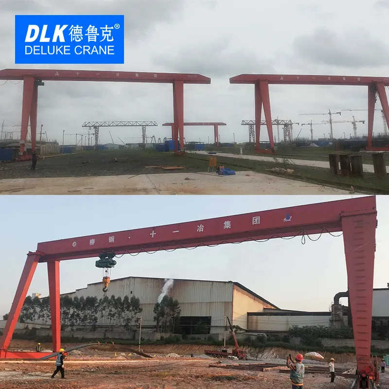 Electric Hoist Single Girder Gantry Crane | 3-20 Ton Capacity for Construction
