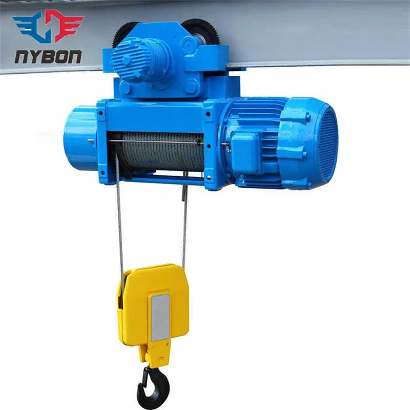 Heavy Duty Electric Wire Rope Hoist with Trolley | 5-10 Ton Capacity Range