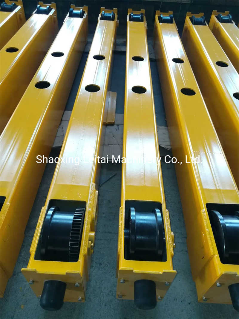 Heavy Duty 20ton Double Girder Overhead Crane End Truck