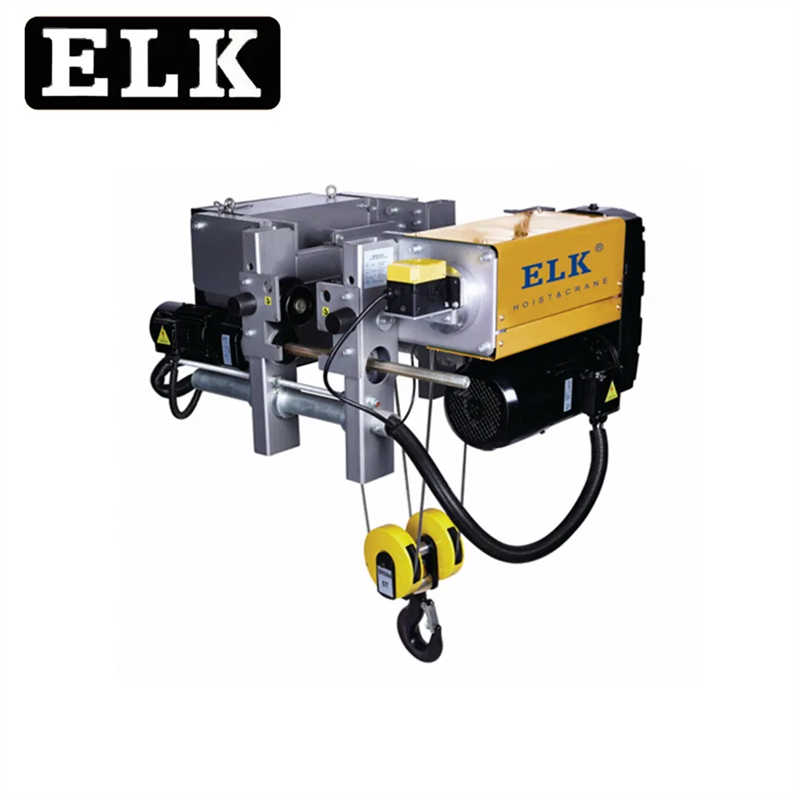 Dual Speed Compact 25 Ton Electric Wire Rope Hoist with Trolley