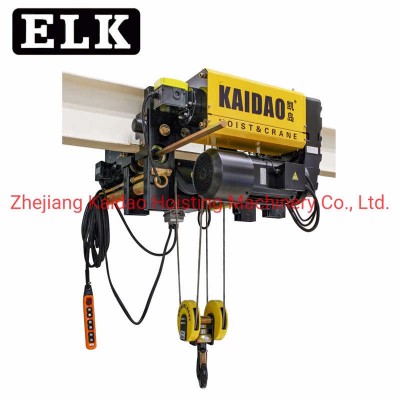 Dual Speed Compact 35 Ton Electric Wire Rope Hoist with Trolley