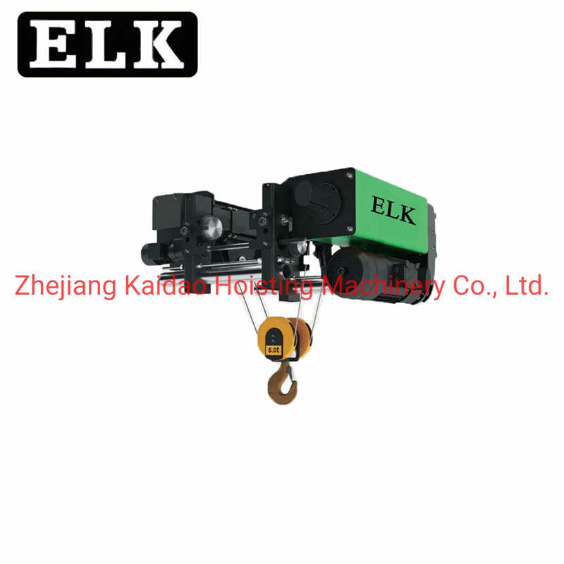 Double Speed Industrial 3 Ton Electric Wire Rope Hoist with Trolley