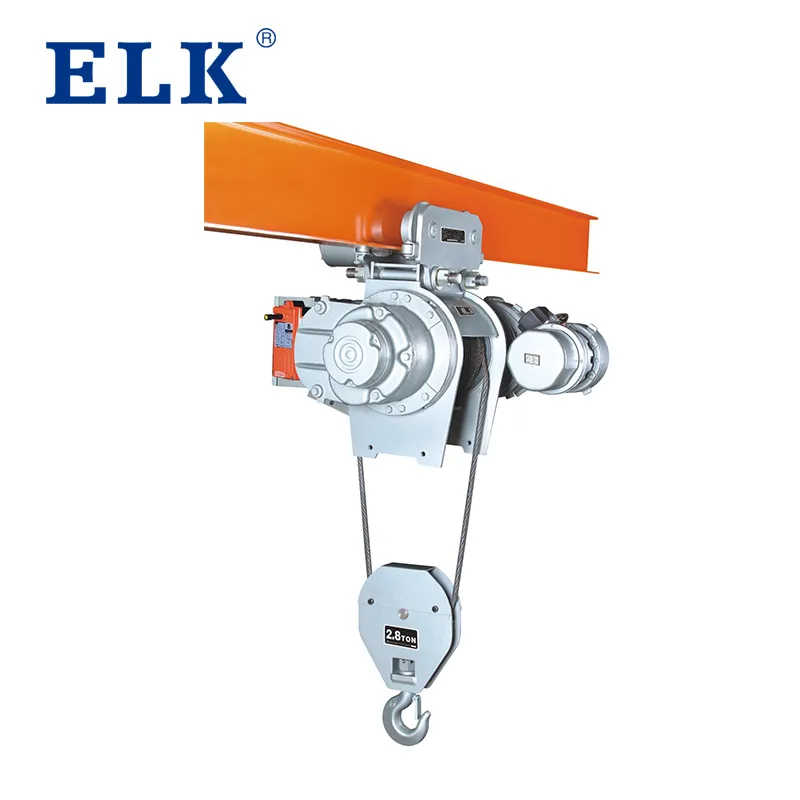 5 Ton High Speed Wire Rope Hoist with Electric Trolley