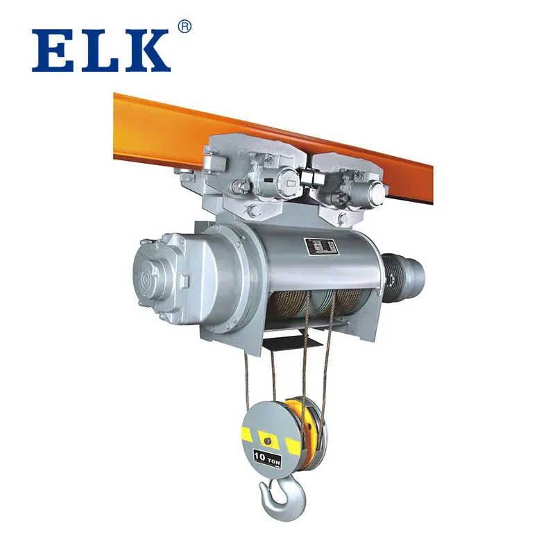 10ton Electric Overhead Crane Cable Hoist with High Speed Trolley