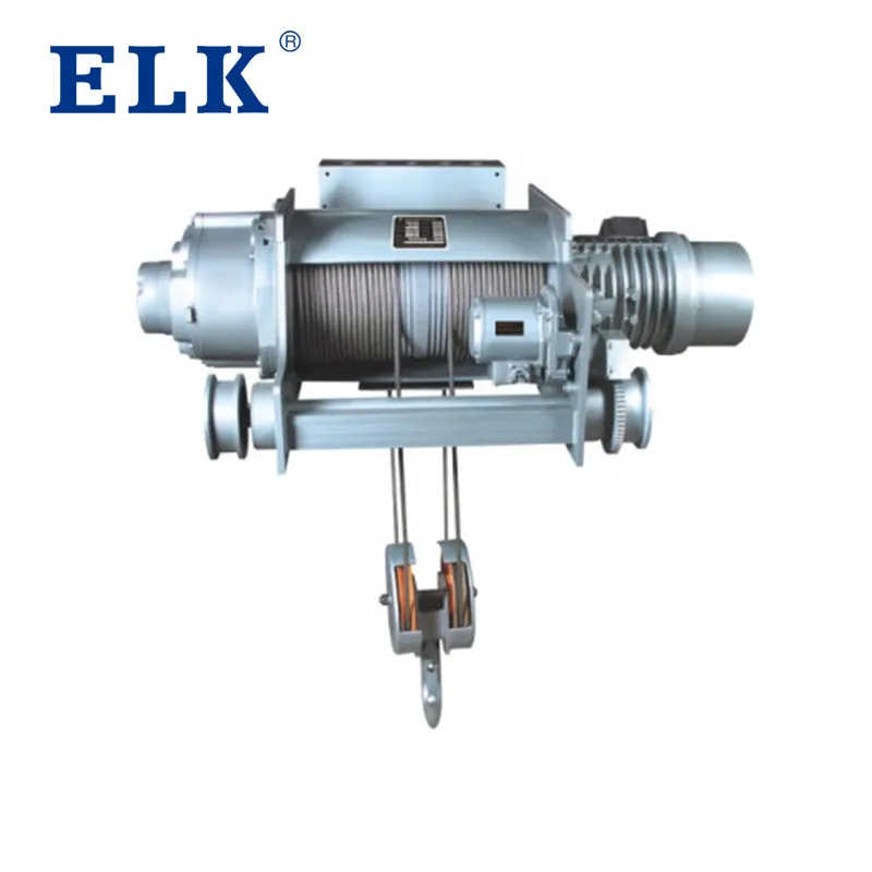 2 Ton Motorised Traveling Wire Rope Hoist with Electric Trolley