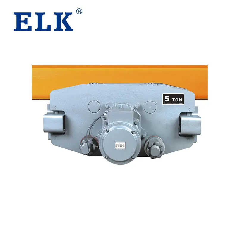 Elk 10ton Wire Rope Hoist with Double Rail Trolley