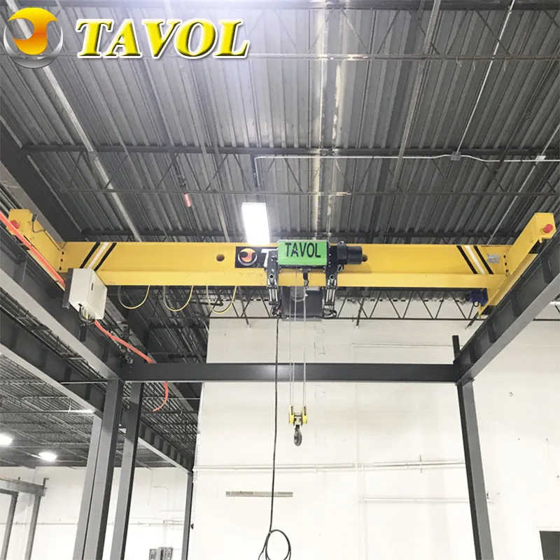 Efficient Single Girder Eot Bridge Crane with Electric Hoist System