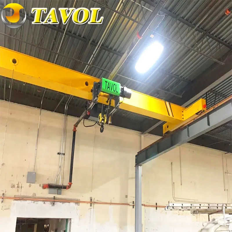 Efficient Single Girder Eot Bridge Crane with Electric Hoist System