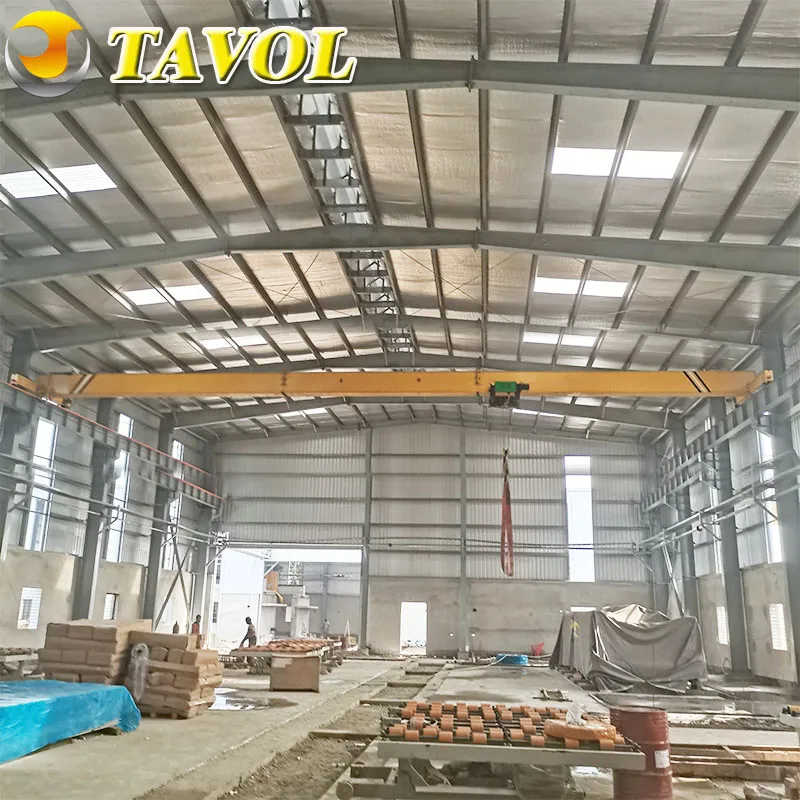 High Performance Single Girder Eot Overhead Bridge Crane 5T 10T 20T Capacity