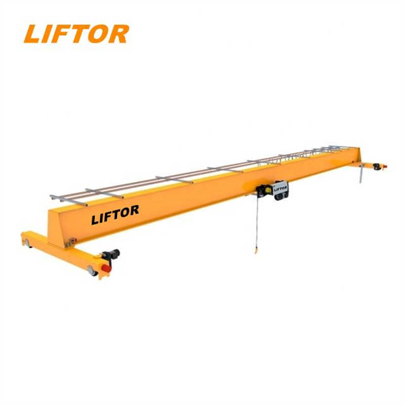 Space Saving Single Girder Overhead Traveling Crane With Hoist System