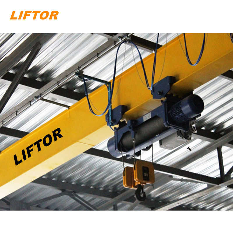 Single Girder Beam Eot Overhead Bridge Traveling Crane for Indoor Applications