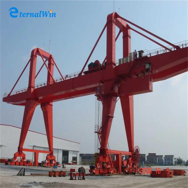 Mobile RTG Crane with Diesel Electric Power for Container Stacking Yards