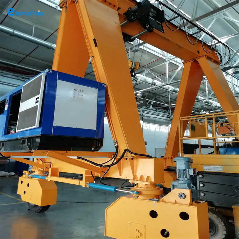 Diesel Electric RTG Crane with 8 Wheel Design for Port Operations