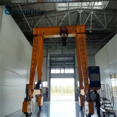 Container Handling RTG Crane with 6+1 Wide Span and Stacking Capability