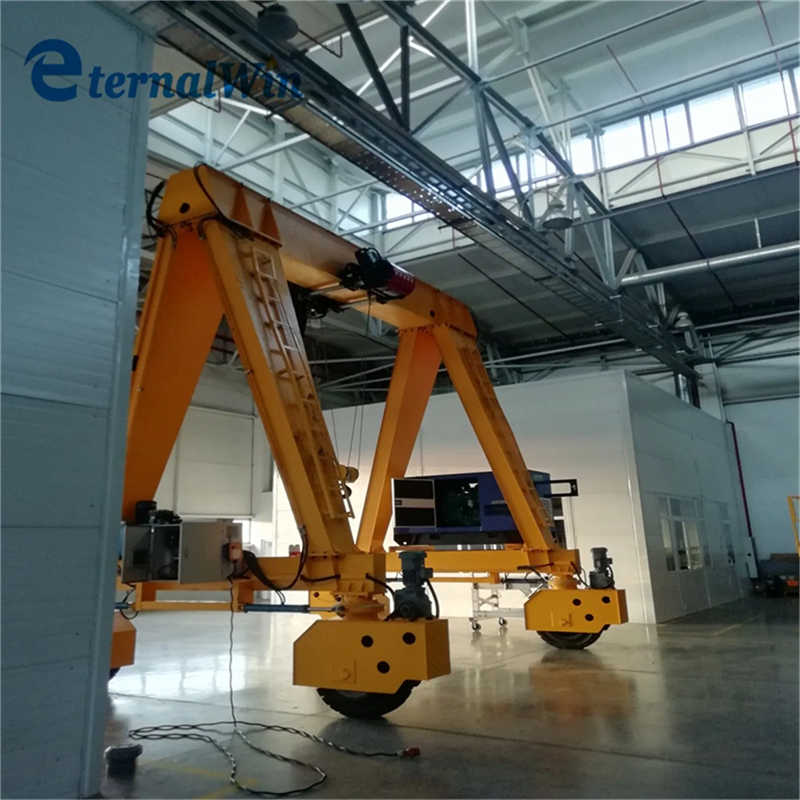 Container Handling RTG Crane with 6+1 Wide Span and Stacking Capability