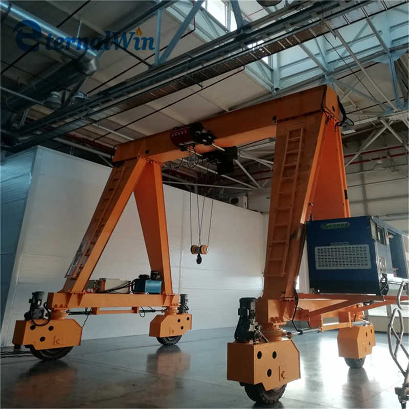 Container Handling RTG Crane with 6+1 Wide Span and Stacking Capability