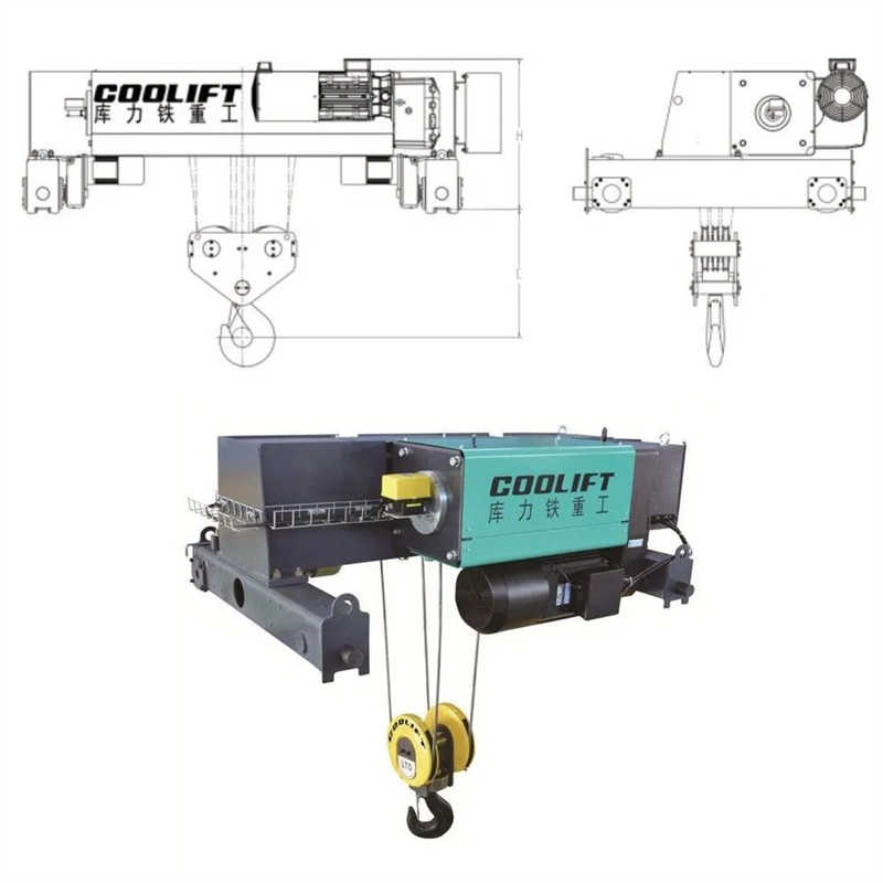 Factory Price 40t H6m Electric Wire Rope Hoist for Sale