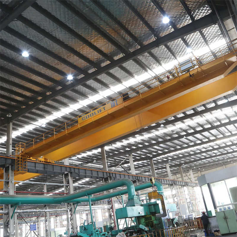 High Capacity Double Girder Bridge Crane for Factory and Warehouse Use