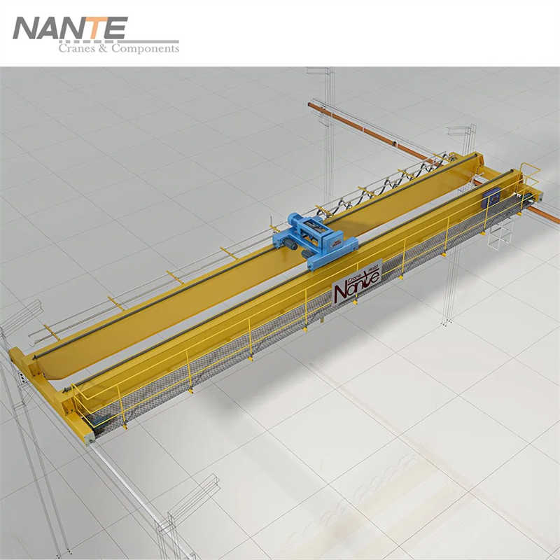 Under Running Double Girder Overhead Crane for Flexible Facility Layouts