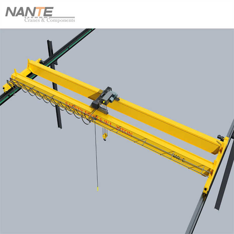 Under Running Double Girder Overhead Crane for Flexible Facility Layouts