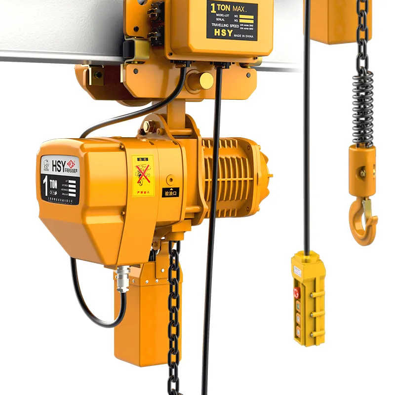 Compact Electric Chain Hoist Ideal for Tight Spaces and Limited Headroom