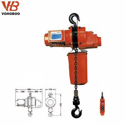 Standard BCD Electric Chain Hoist with Reliable 110V and 220V Single Phase