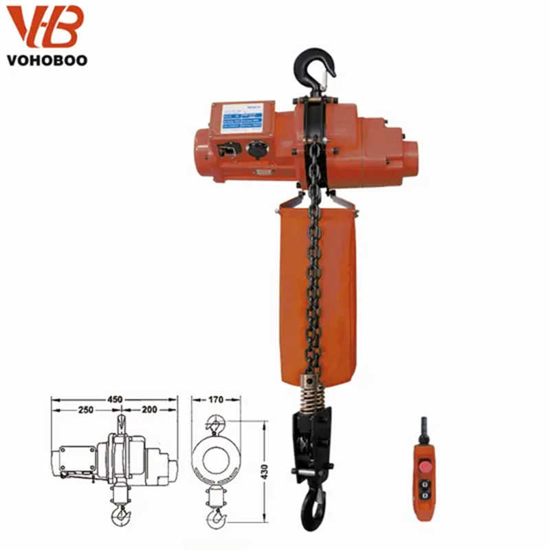 Compact BCD Series Electric Chain Hoist for Light Duty Lifting Up to 1 Ton