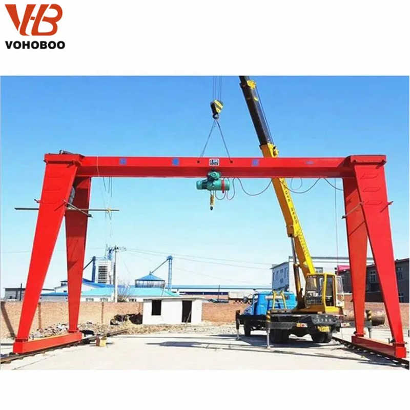 Easy to Assemble Single Beam Gantry Crane Kit with Electric Hoist