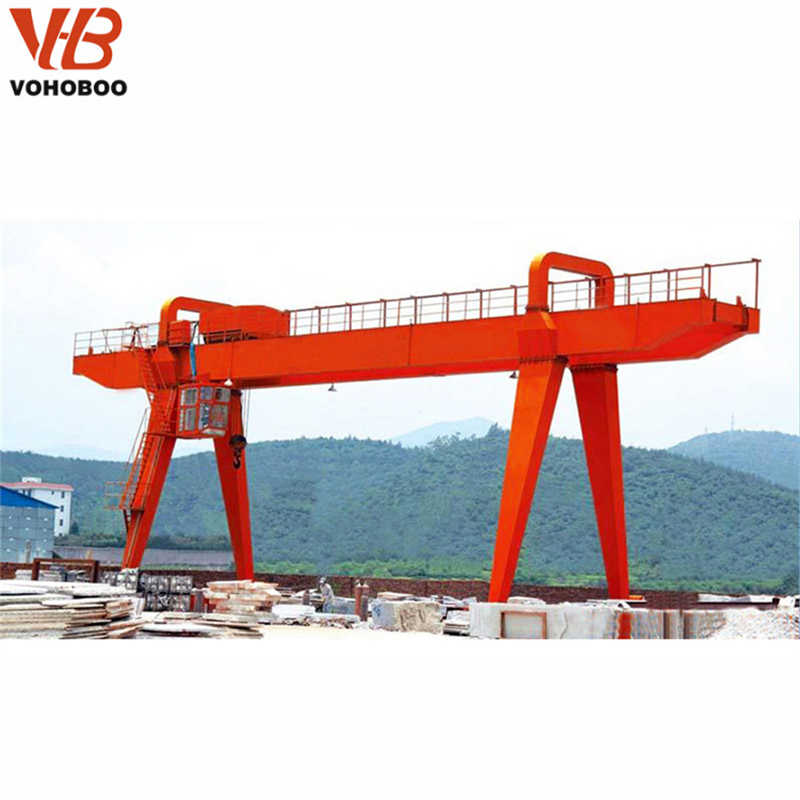 Robust Double Girder Gantry Crane with Customizable Span and Lifting Height