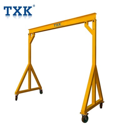 4-Wheel Steering Mobile Gantry Crane for Flexible Material Handling